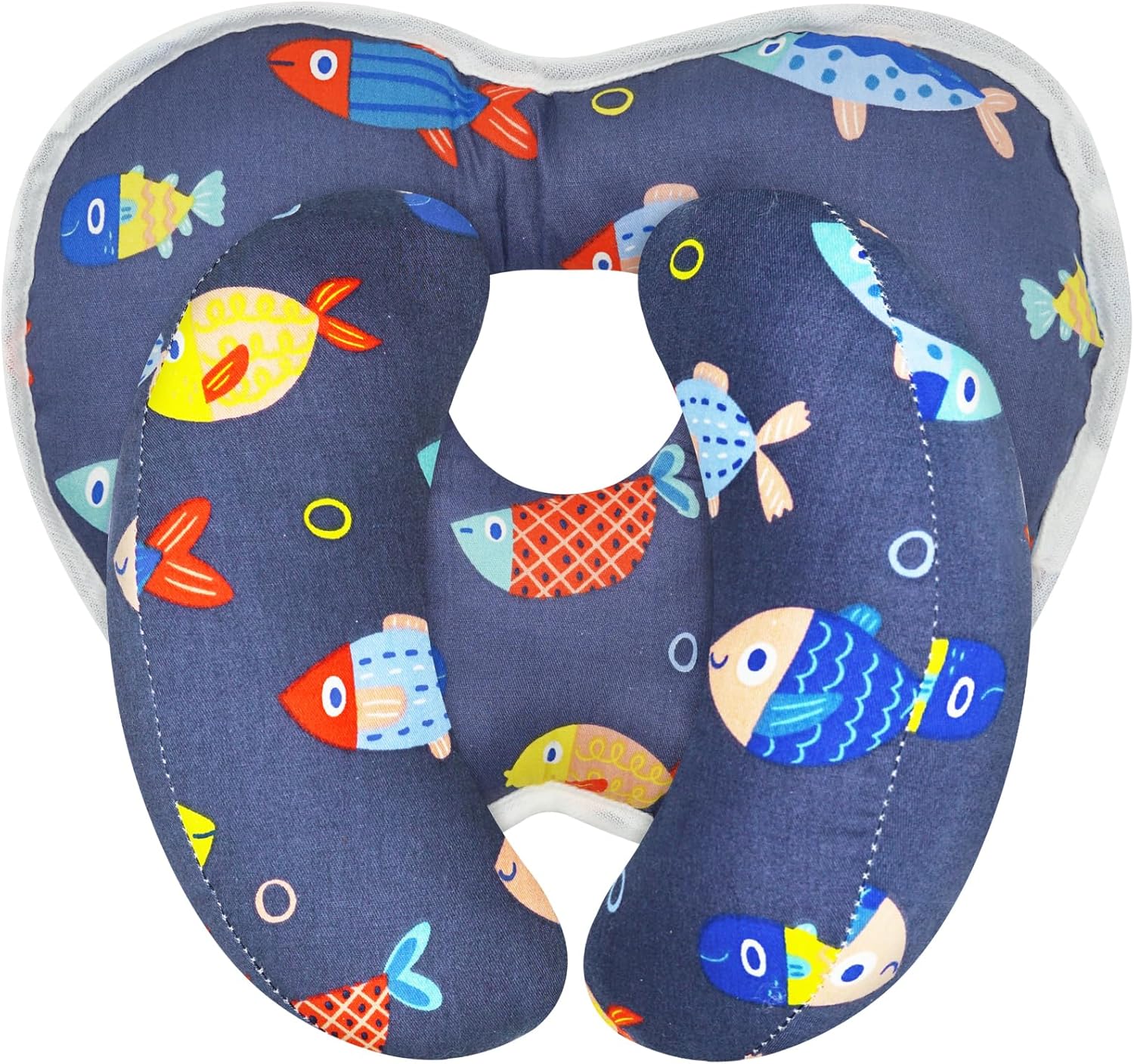XIGGA U-Shaped Banana-Shaped Two-in-One Pillow for Infant Travel Car Seat, Used to Support and Protect Your Baby Sleeping Strollers Pillows