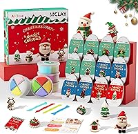 Vista 11 de Kits de arcilla seca al aire de ARTPAR para niños - Arcilla mágica de modelado, 12 animales de bricolaje, juego de arcilla de moldeo para Kit