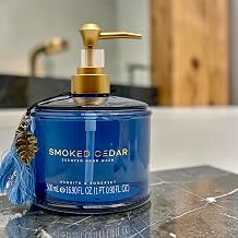 Asquith & Somerset Smoked Cedar Scented Hand Wash in Glass Container
