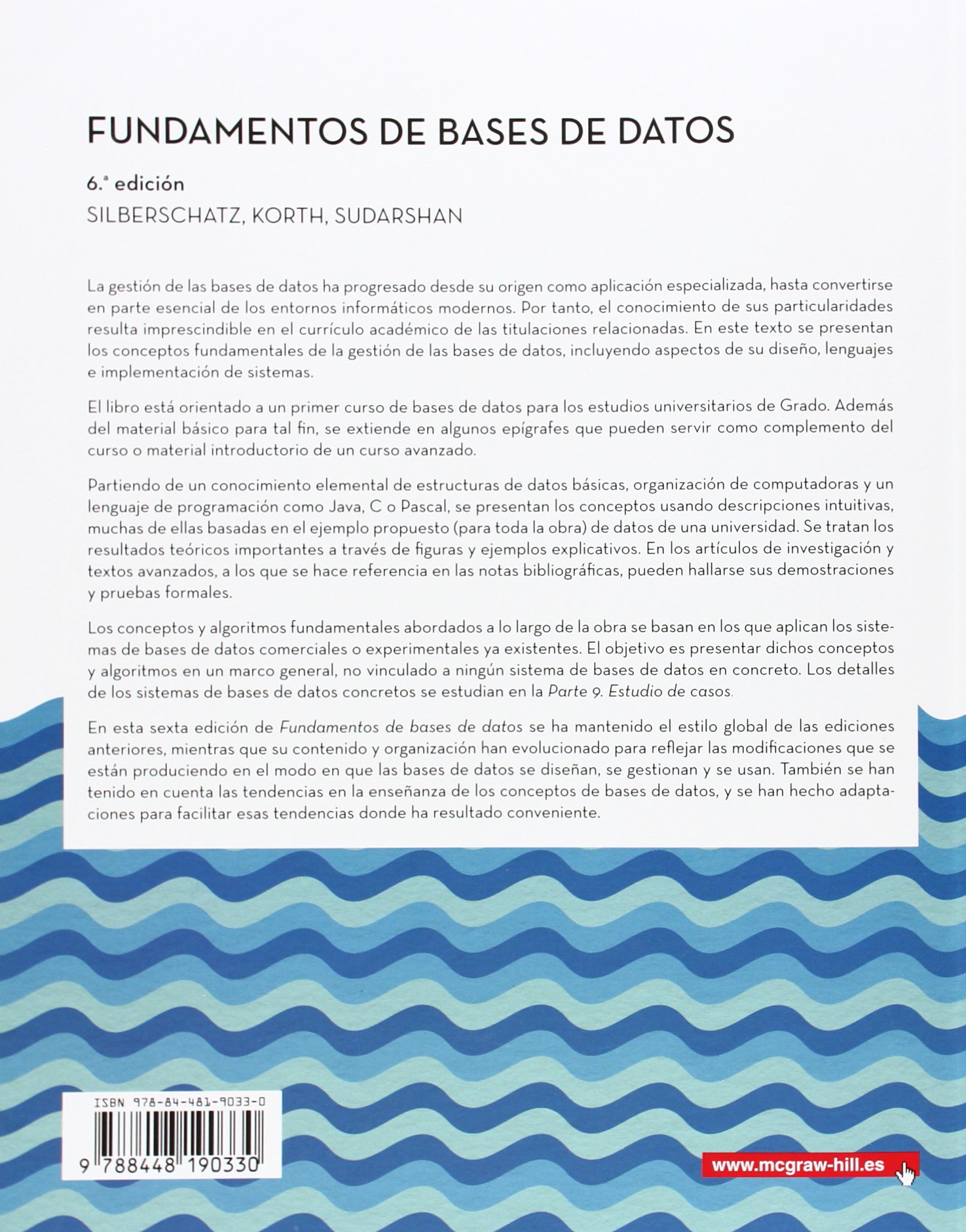 Fundamentos de bases de datos - 9788448190330