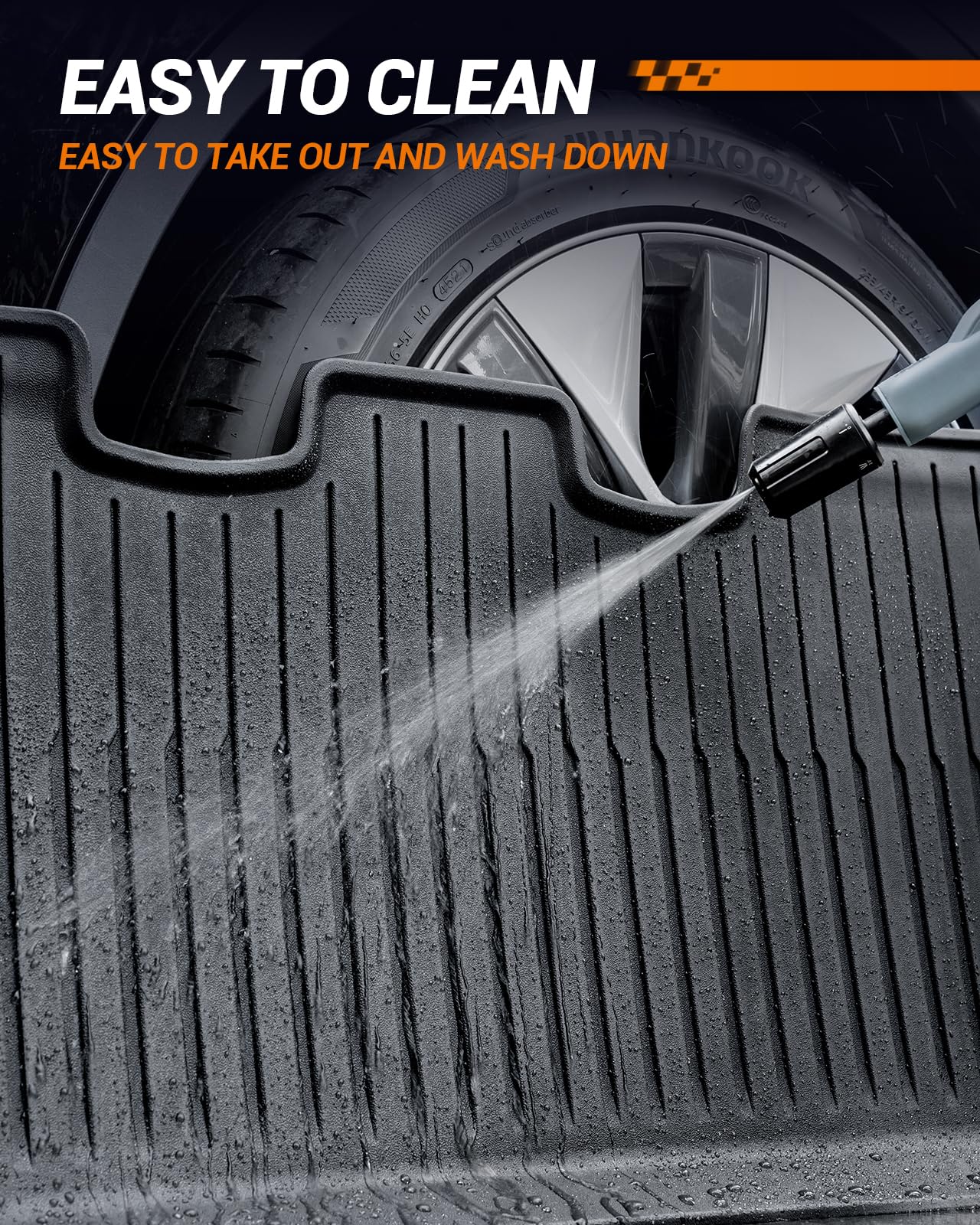 2024 2025 2026 Tesla Model 3 Floor Mats All Weather Full Set Made by SEALIGHT- Custom Fit for — view 6