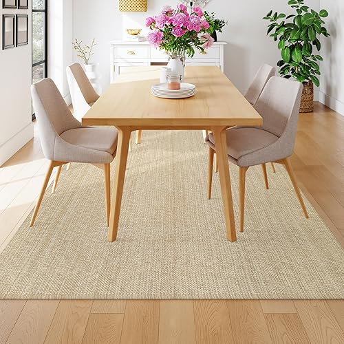 Miniatura 30 de Collive - Tapete de 27 x 43 pulgadas, lavable a máquina, para interiores y exteriores, de bajo perfil, suave algodón tejido a mano, para baño