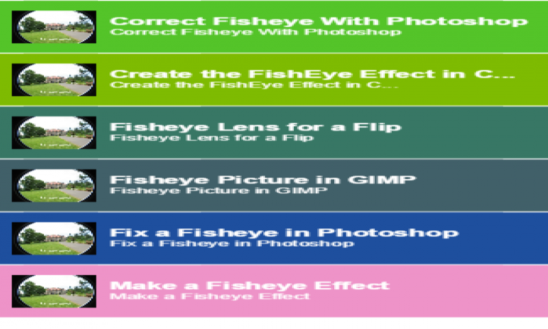 How to make Fisheye - App on Amazon Appstore