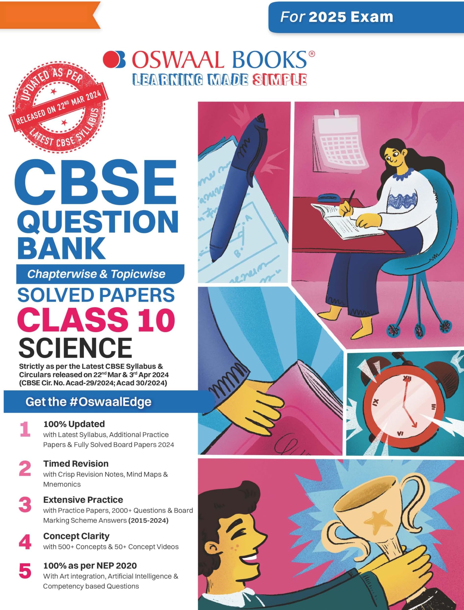 Oswaal CBSE Question Bank Class 10 Science, Chapterwise and Topicwise Solved Papers For Board Exams 2025
