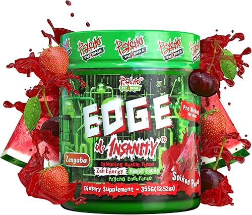 Miniatura 13 de Psycho Pharma - Polvo de preentrenamiento más potente y altamente estimulante - Límite de la locura - El suplemento de preentrenamiento más intenso