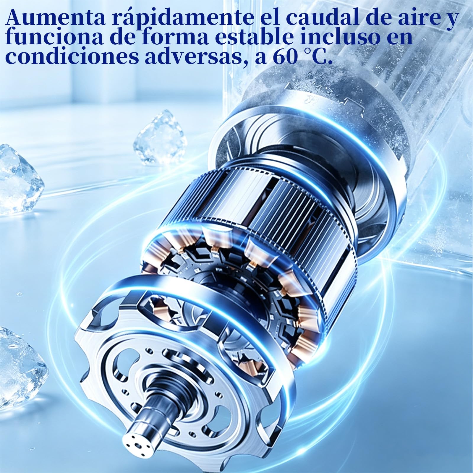 Aire Acondicionado sin Unidad Exterior, Aire Acondicionado Inalámbrico, Tres Velocidades de Viento, Funcionamiento Silencioso, para Dormitorio, Sala de Estar y Cocina