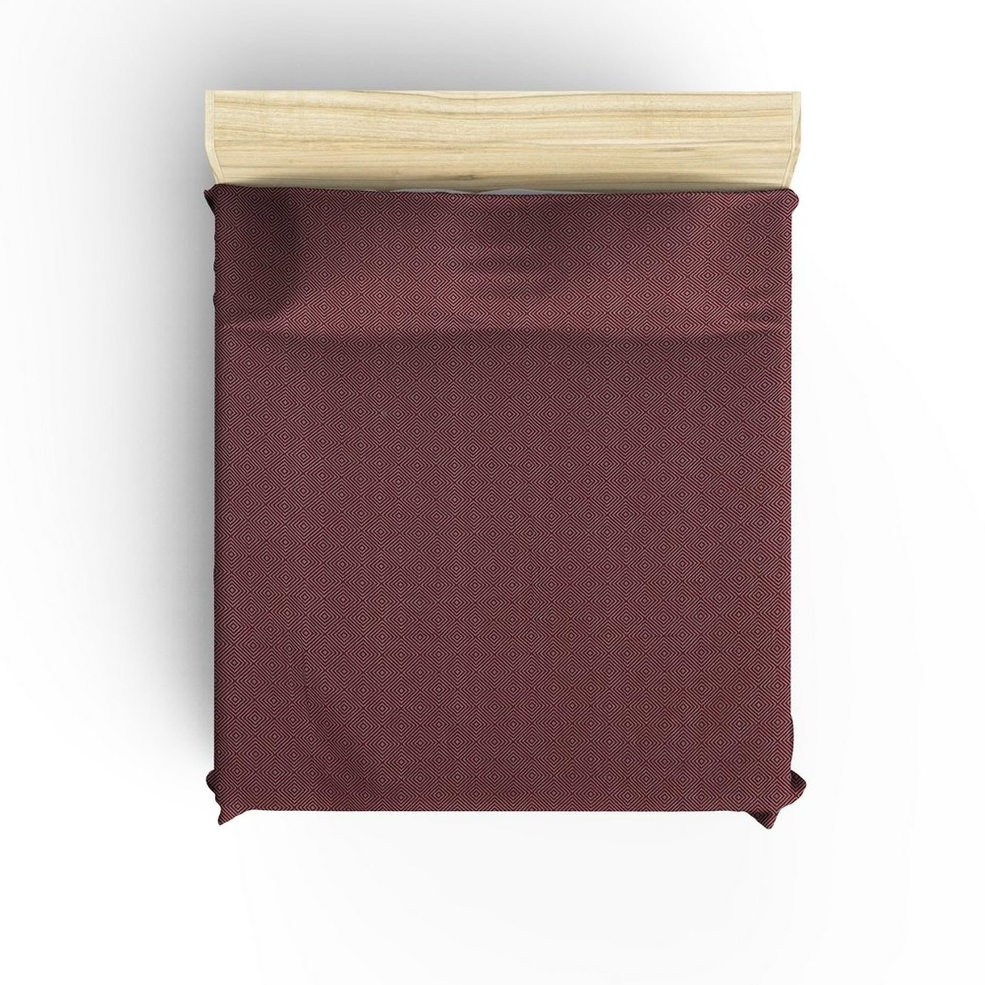 Housse de canapé-plaid 175x230 rouge bordeaux