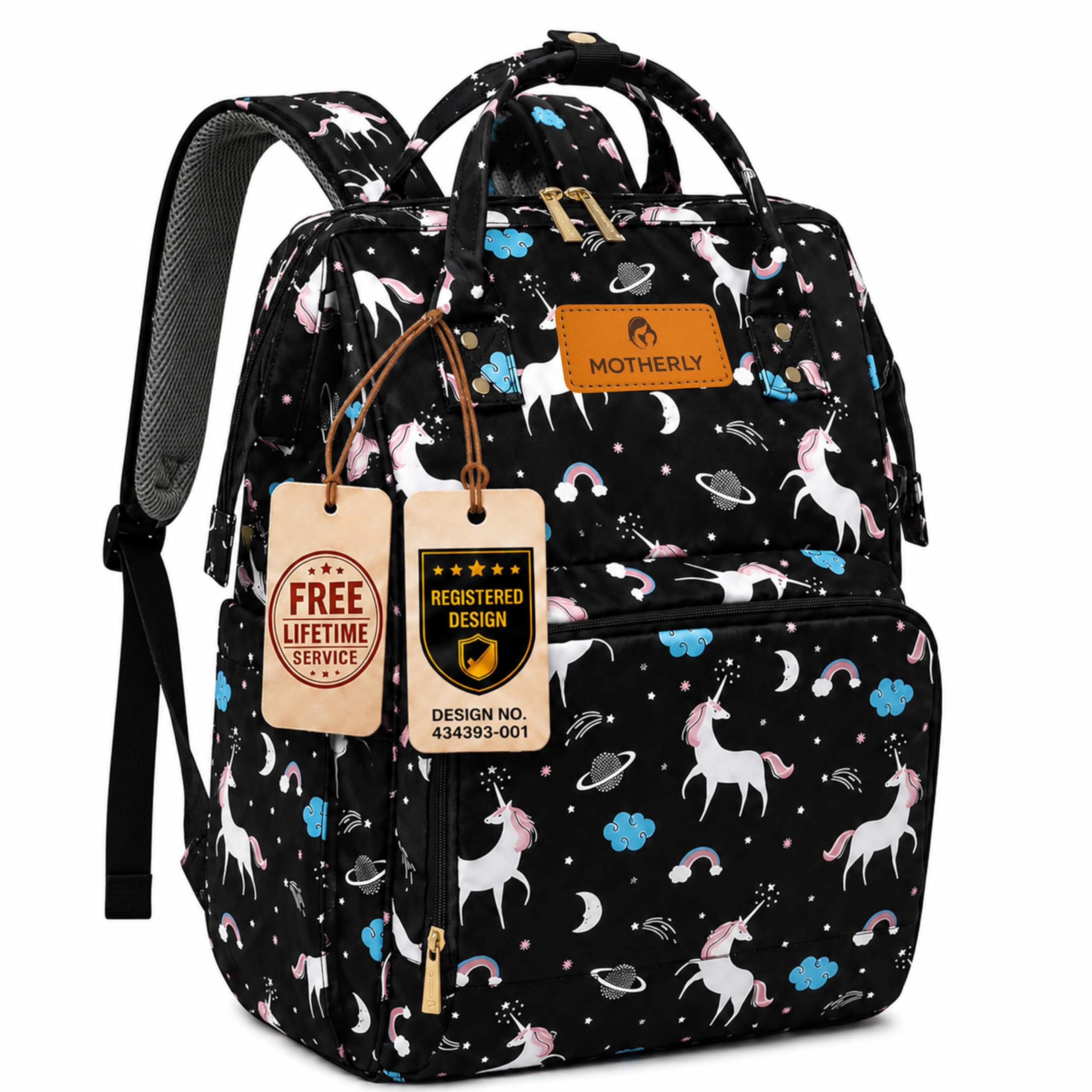 Motherly Diaper Bag Backpack – Large Travel & Hospital Bag for Moms with large Pockets, Waterproof Baby Organizer-image-37