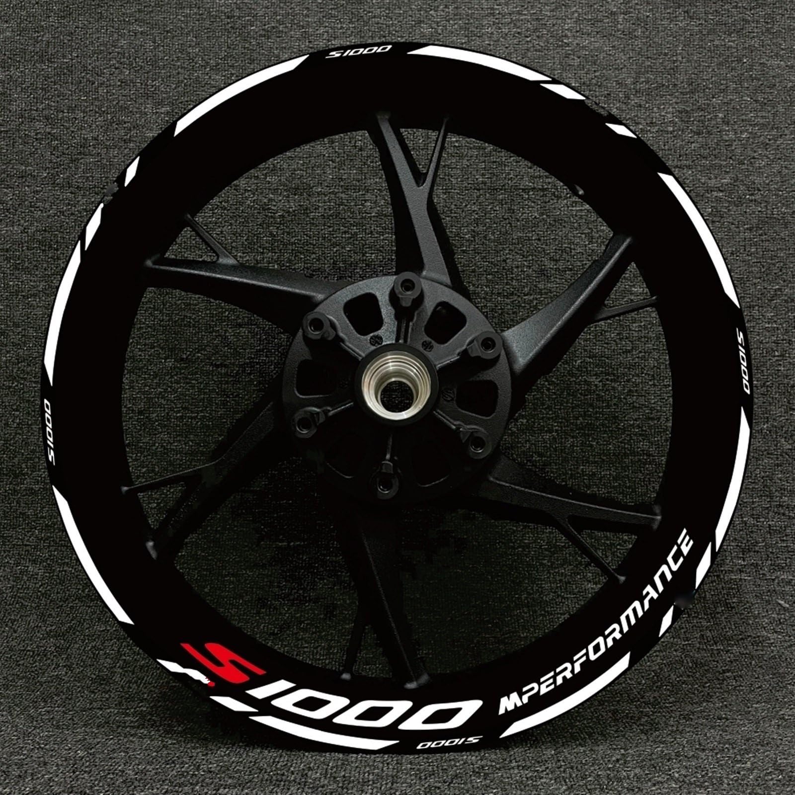 Motorcycle Wheel Sticker Rim Decal Hub Stripe Tape for BMW S1000XR S1000R 1000RR Motorbike(Color11)