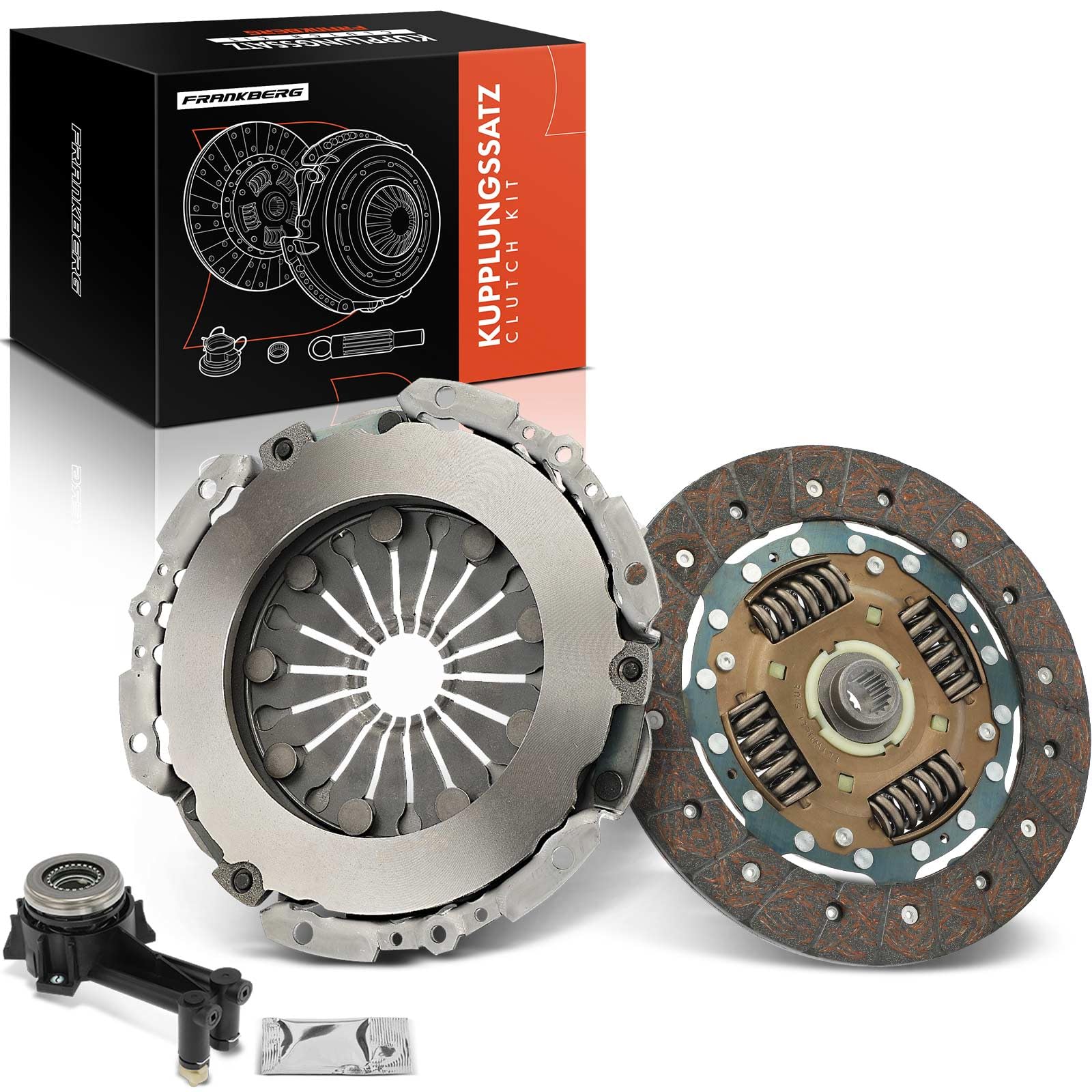Frankberg Frizione Set frizione Compatibile con Fiesta VI CB1 CCN B-Max JK Tourneo Courier B460 MPV Ecosport 2 DE DH Replace# 1678828
