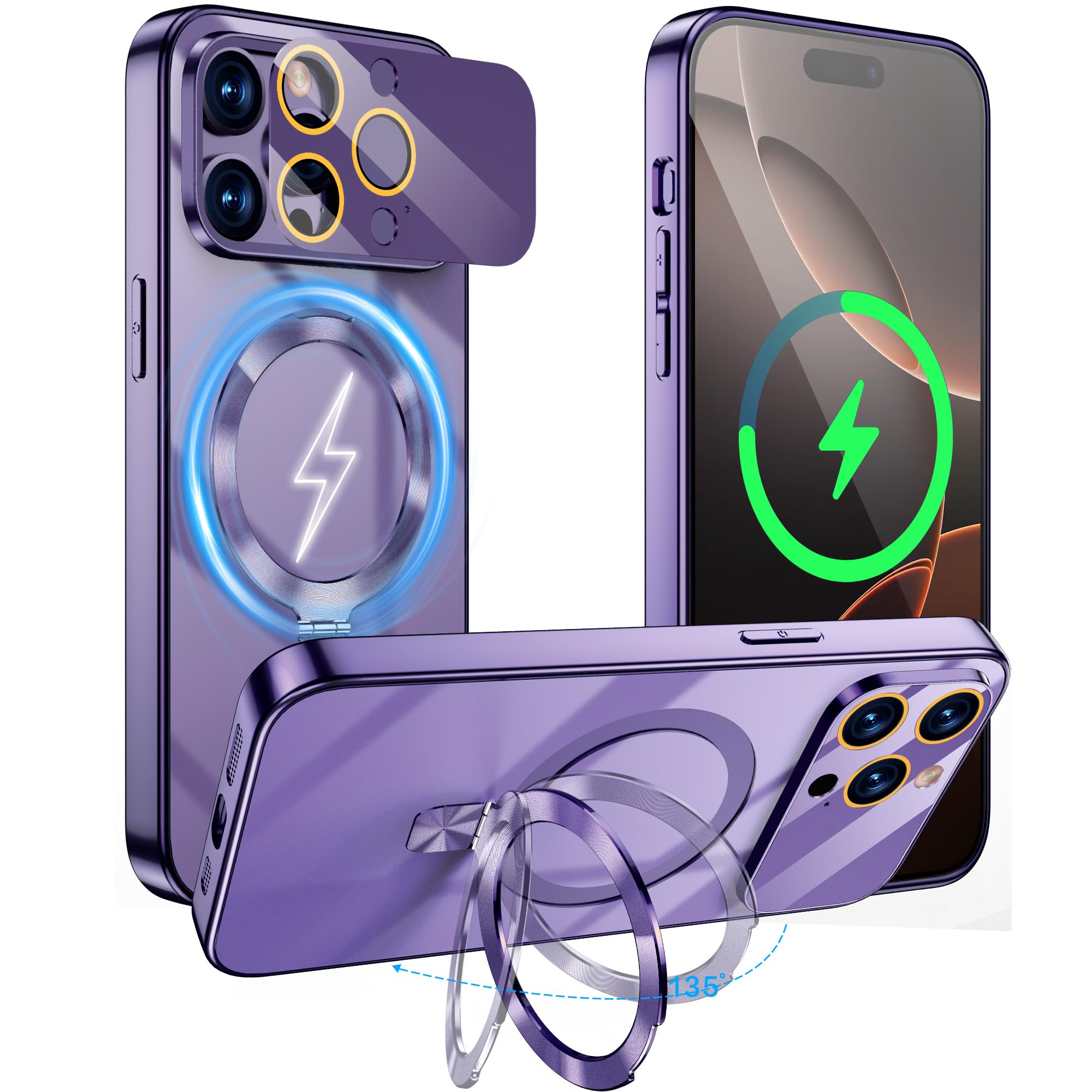 iPhone 14 pro max ケース Magsafe対応 多機能一体 マグ…