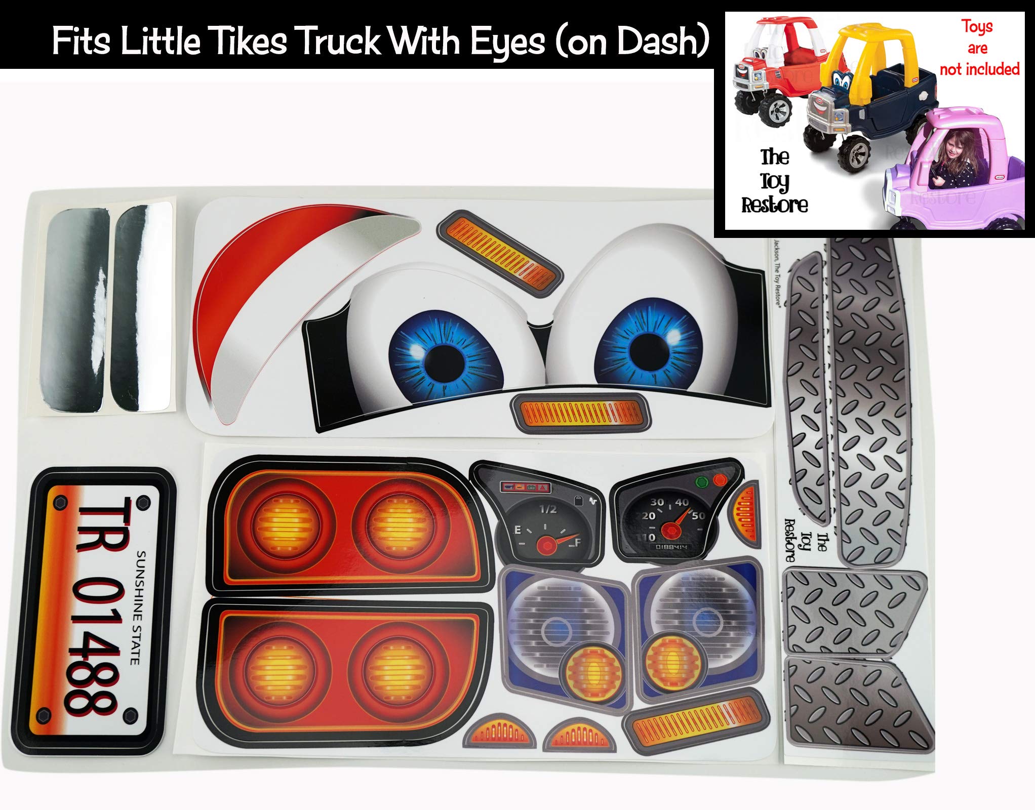 little tikes car decals