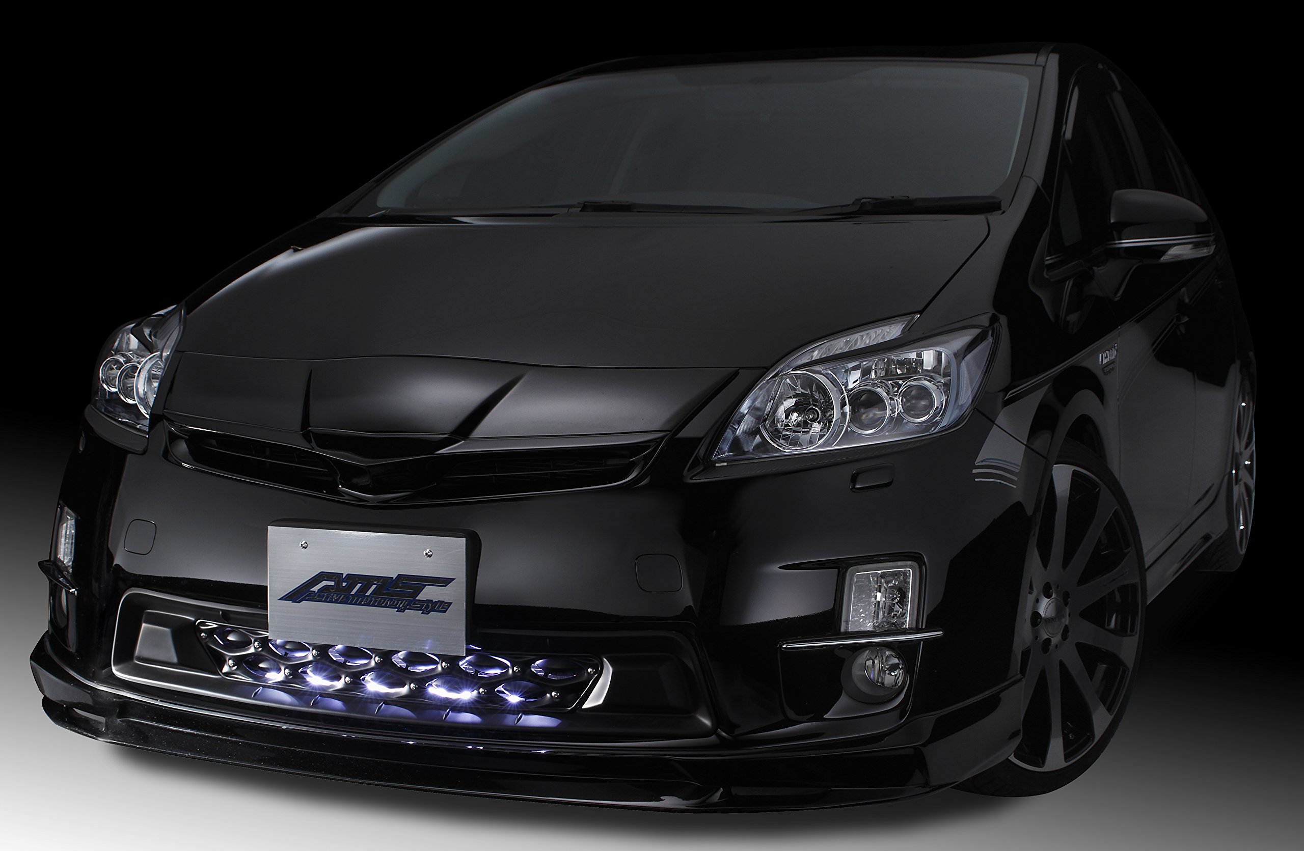 AMS TERRAフロントグリル30プリウス 後期 3R9 プリウス30系後期用フロントハーフ AMS(TERRA)エアロ｜PRIUS Online