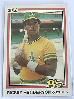 1981 Donruss #119 Rickey Henderson NM/M (Near Mint/Mint)