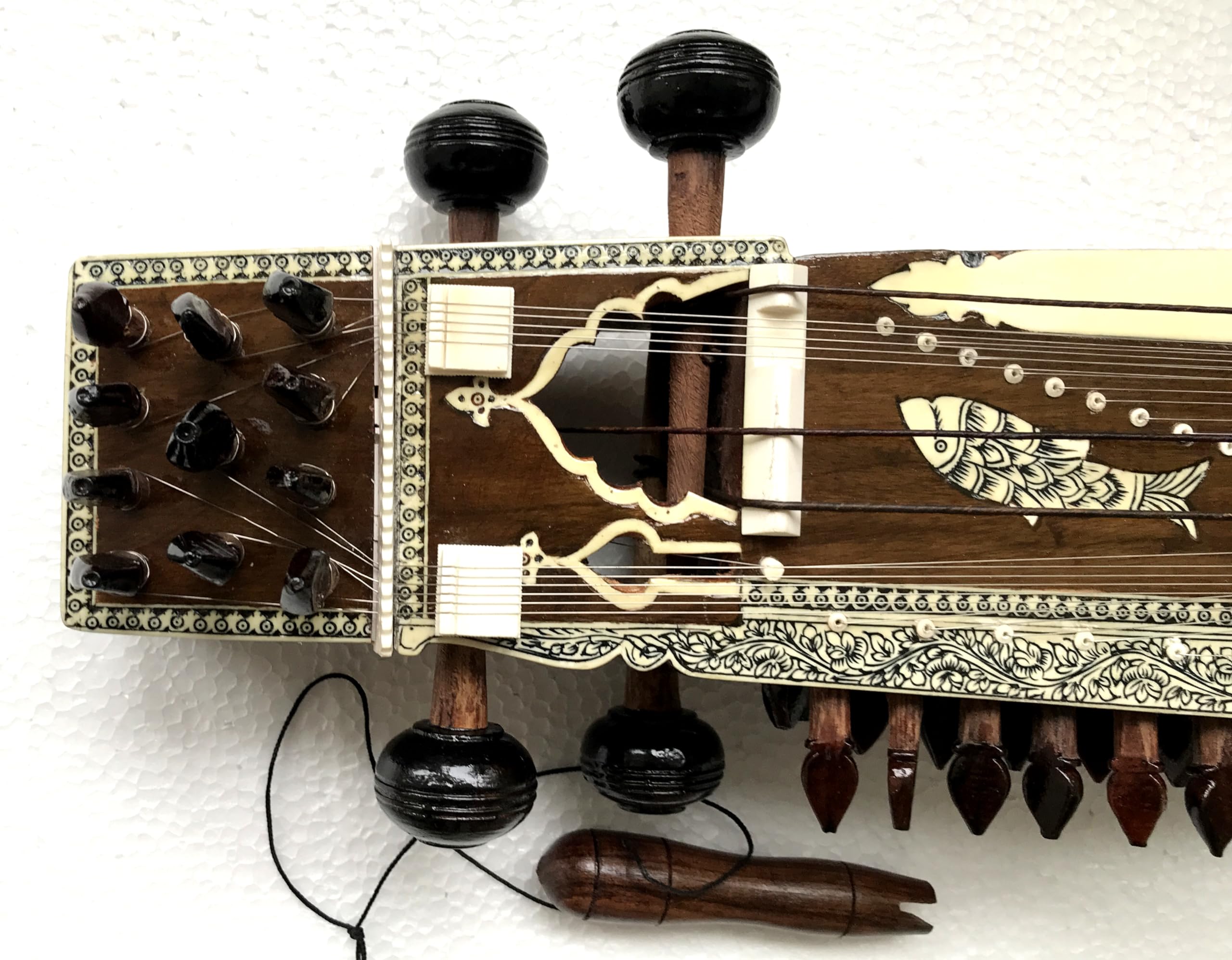 Handmade Kalawati Sarangi for Concert with bow rosin bag and strings - Image 3