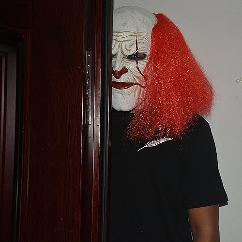 Miniatura 6 de Máscara de Halloween para hombres, máscaras de payaso aterradoras para adultos