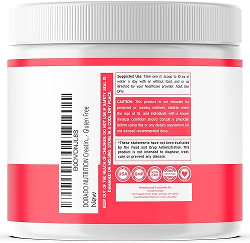 Miniatura 3 de Creatina para Mujeres | Polvo de Monohidrato de Creatina 5G + 5000mg de Colágeno + 1000mg de BCAA 2:1:1 en Polvo (30 Porciones) Apoyo para Glúteos,