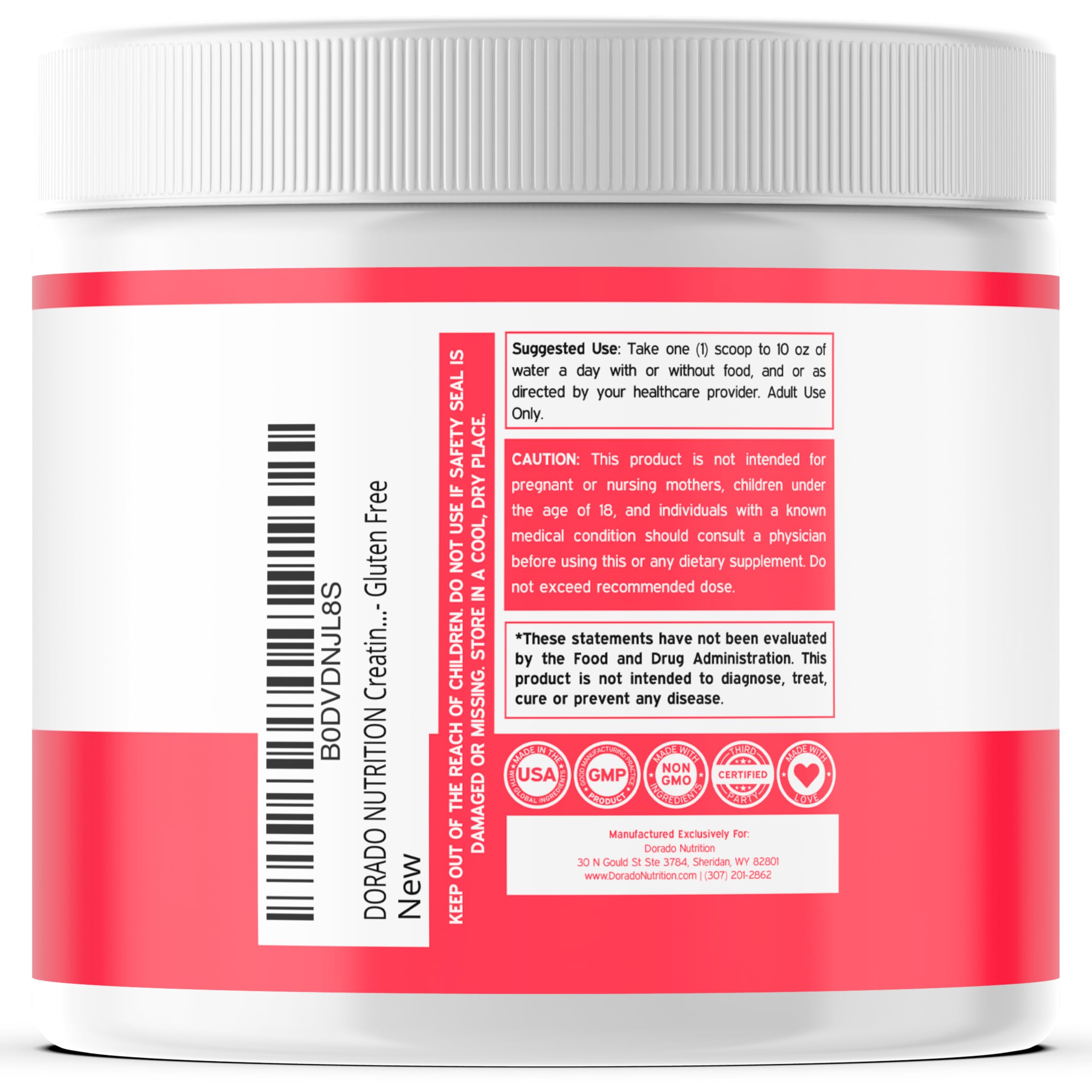 Creatine for Women | Creatine Monohydrate Powder 5G + 5000mg Collagen + 1000mg BCAA 2:1:1 Powder (30 Serving) Support Glutes, Lean Muscles, Recovery, Energy & Stamina Non-GMO, Gluten Free - USA Made — Amazon image 3