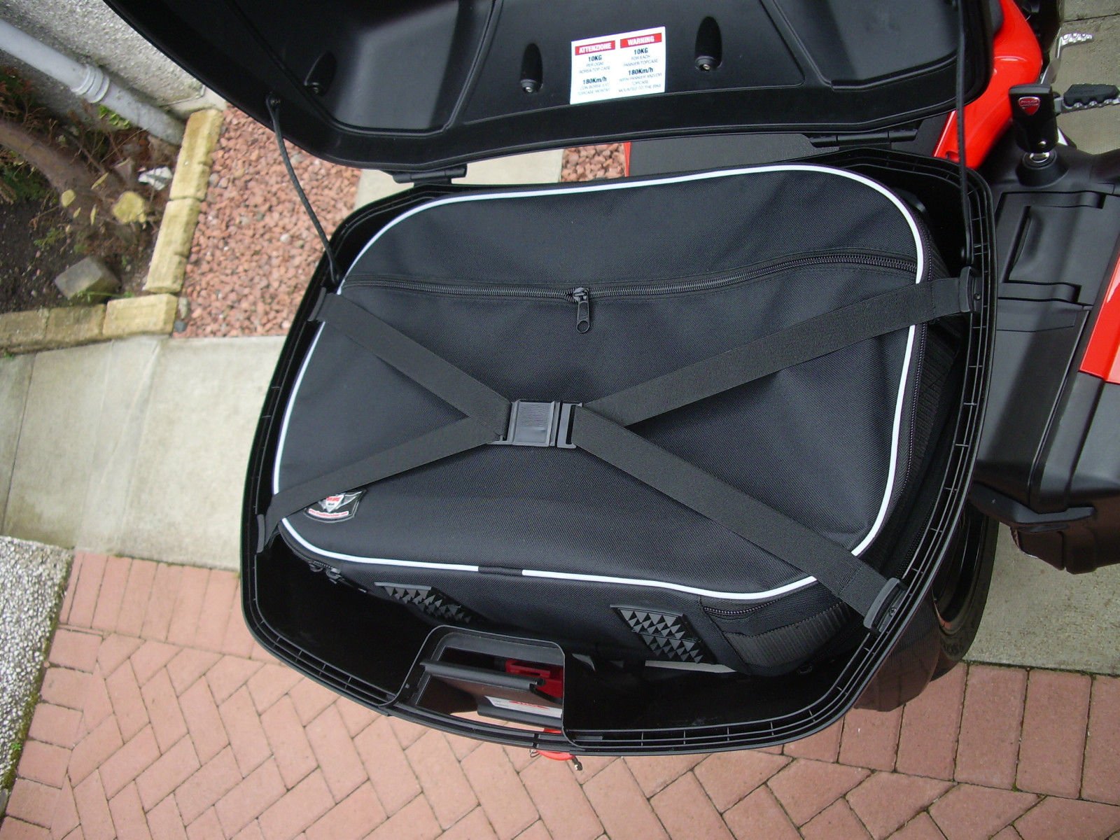 TOP CASE SAC INTÉRIEUR BAGAGE, SAC POUR DUCATI MULTISTRADA 1200