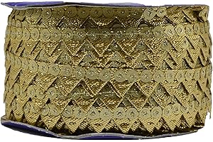 Intricate GOTA PATTI Embroidery Lace Border for Sarees and Crafts