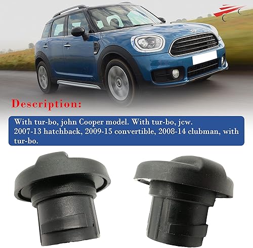 Miniatura 4 de Tapa de llenado de aceite de motor N14 para 2007-2012 Mini Cooper S 1.6L R55 R56 R57 11-12-7-572-848 11 12 7 572 848
