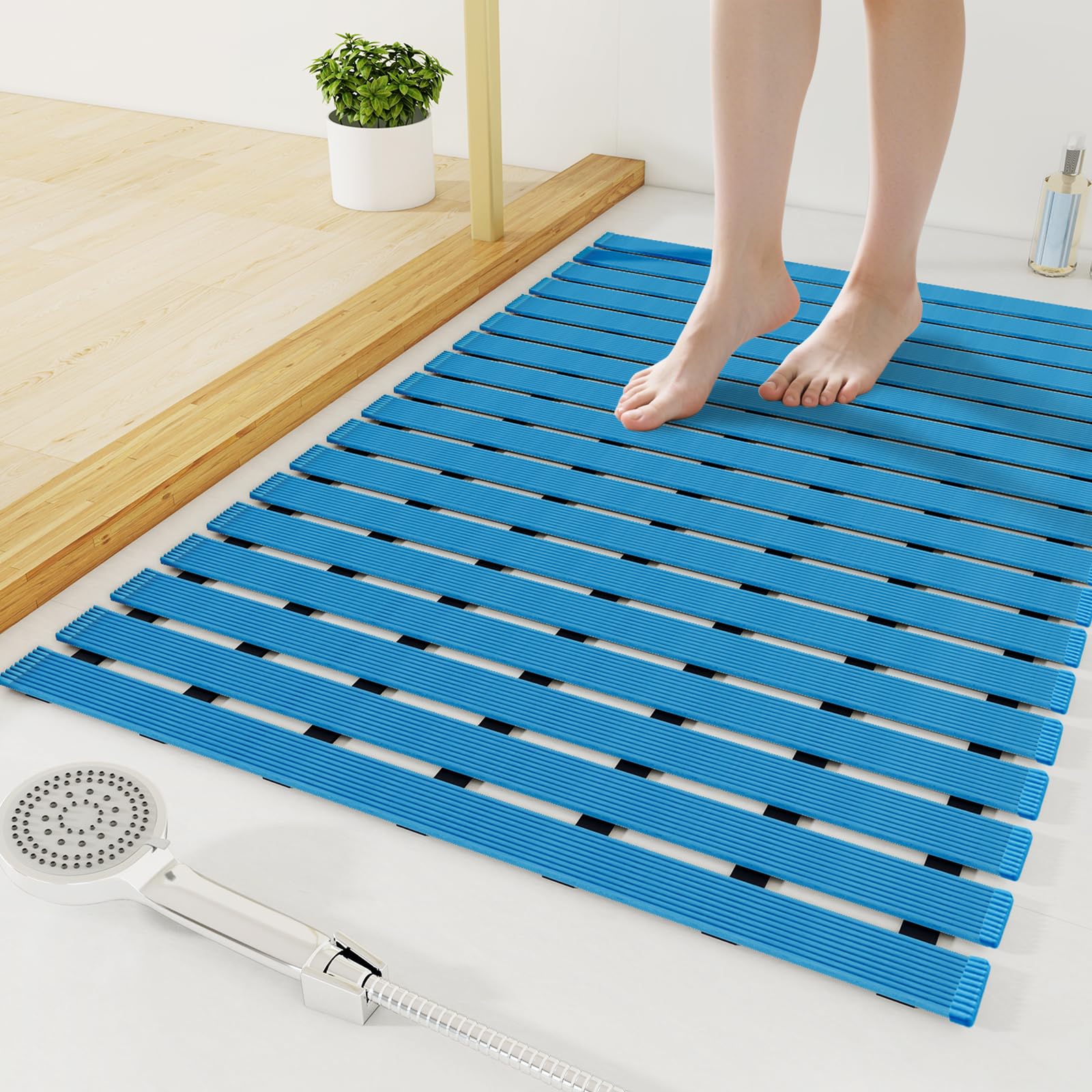 Amazon.co.jp: Aimissk お風呂 滑り止めマット 43x66cm 浴室マット