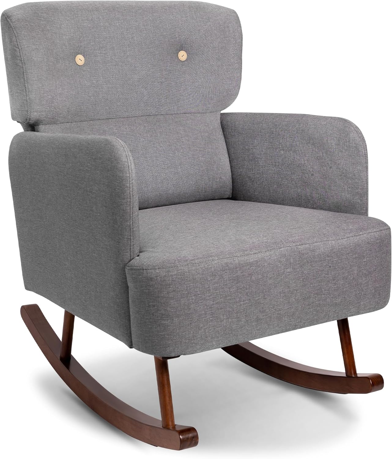 COCO DESIGN Rocking Chair Nursery, Upholstered Rocking