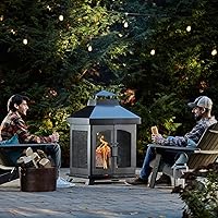 Vista 4 de Endless Summer Chimenea al aire libre de acero de leña de 45