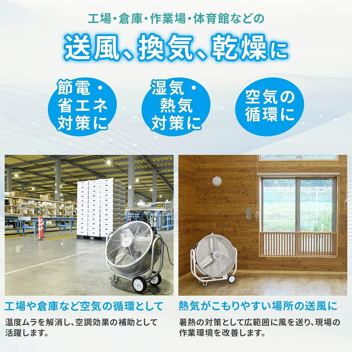 大型冷風扇 CAF-40 扇風機　サーキュレーター wh_43478-11.jpg