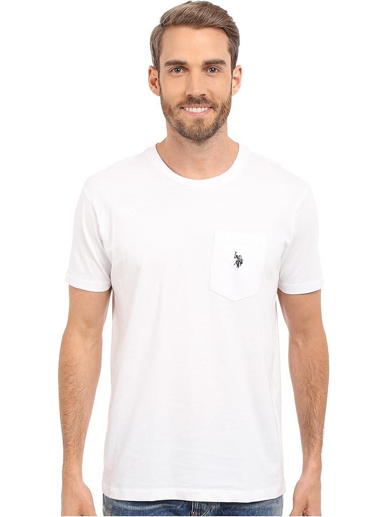 U.S. POLO ASSN. Solid Crew Neck Pocket T-Shirt