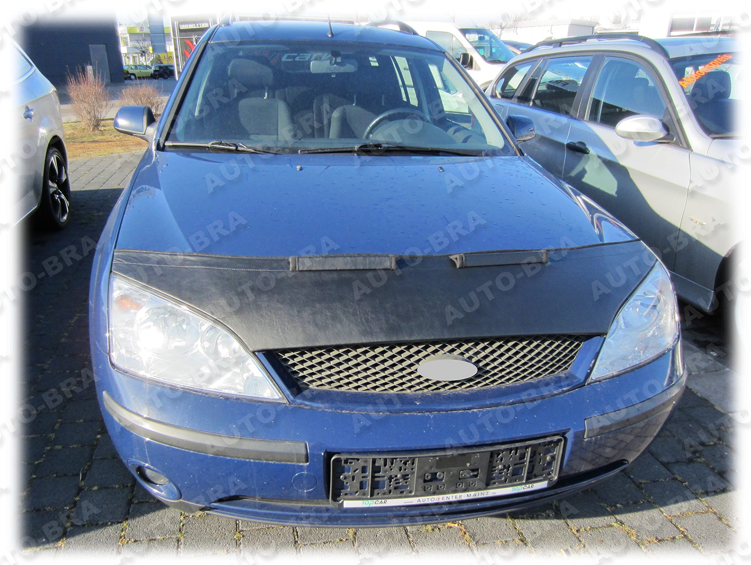 HOOD BRA Front End Nose Mask Compatible with Ford Mondeo 2000-2007 Bonnet Bra STONEGUARD PROTECTOR TUNING