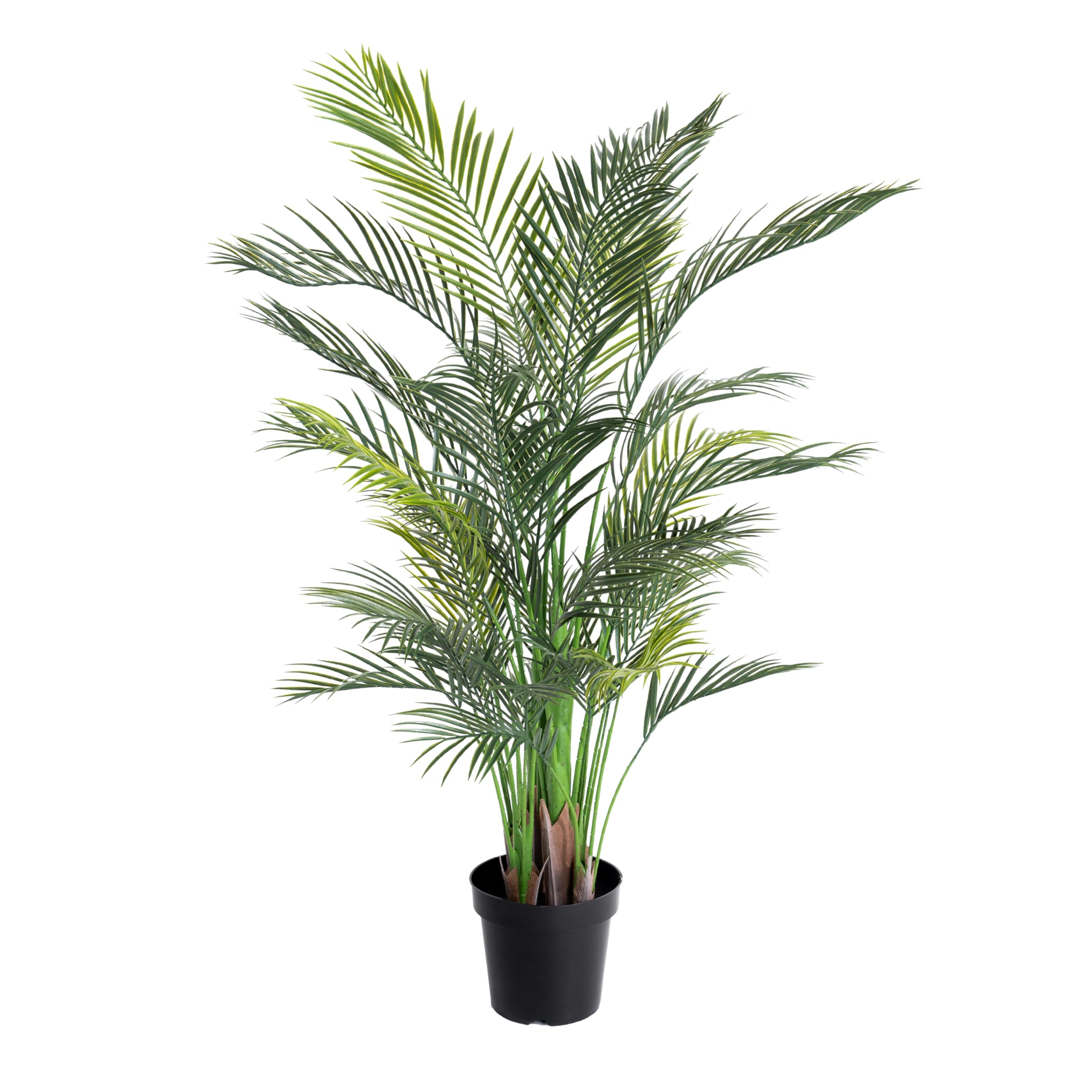 Blooming Artificial - Areca Palm Plant Indoor, Realistic Artificial Palm Tree for Garden, Home, and Office, Year Round Decorative Foliage, UV and Water Resistant (Green) (140cm) — image 1