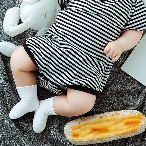 Miniatura 2 de Calcetines para bebé, calcetines blancos para recién nacidos y bebés, paquete de 15 (0-33-66-12 meses), bautismo y bautizo, niñas y niños