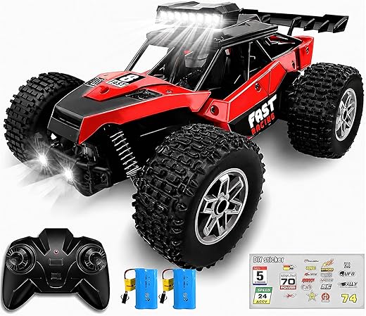 KINSAM Macchina Telecomandata per Bambini,1:20 Auto Telecomandata con Luci,20km/h Pieno Acceleratore Proporzionale...