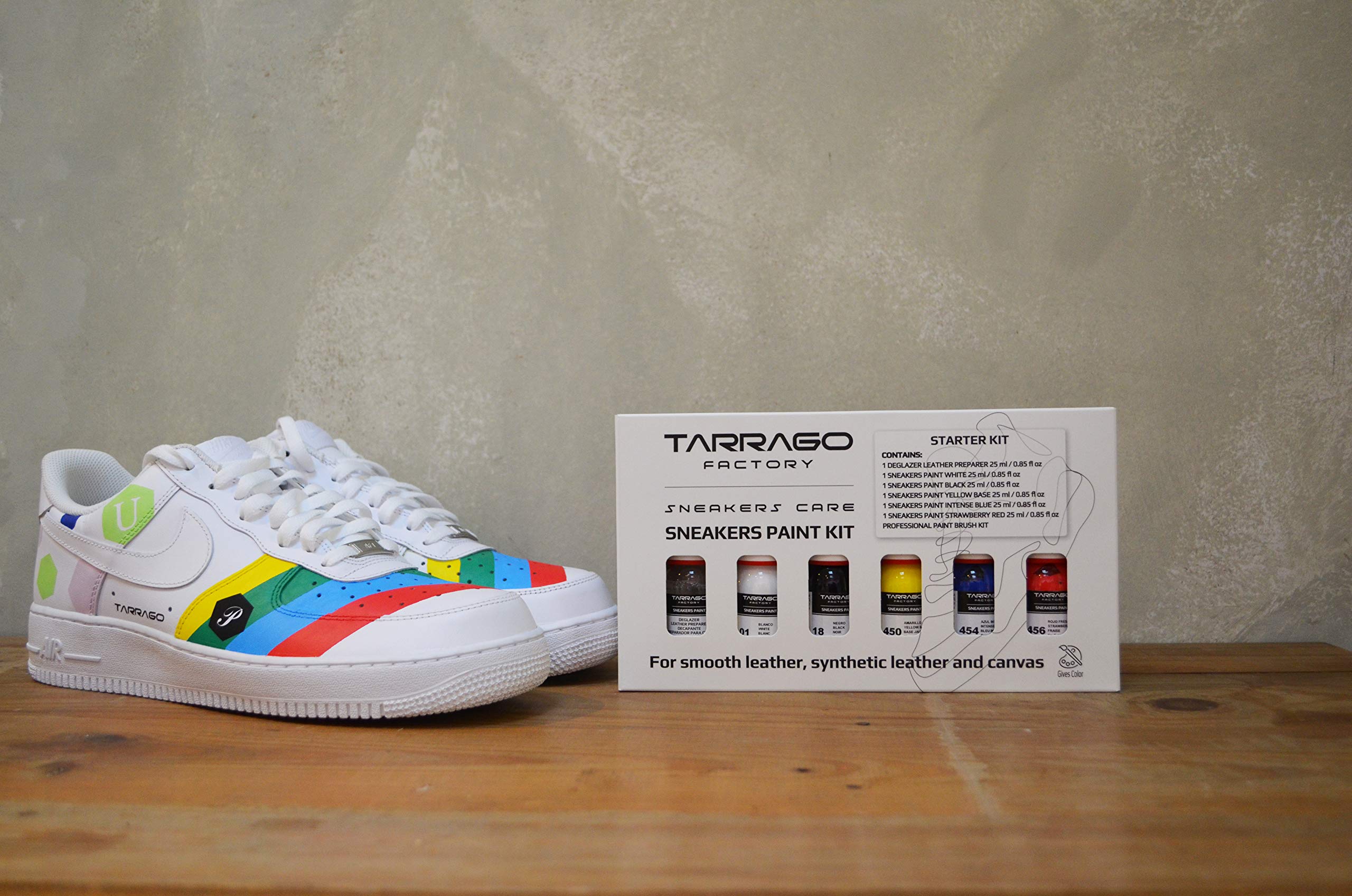 Sneakers Paint Starter Kit | Kit de Pinturas Base y Pinceles para Sneakers