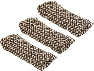 PATIKIL Billiard Cue Cleaner, 3 Pack Pool Cue Shaft Cleaner Cloth Snooker Shaft Burnisher Cleaning Tool Towel Cloth for Billiards Cue Cleaning, Brown