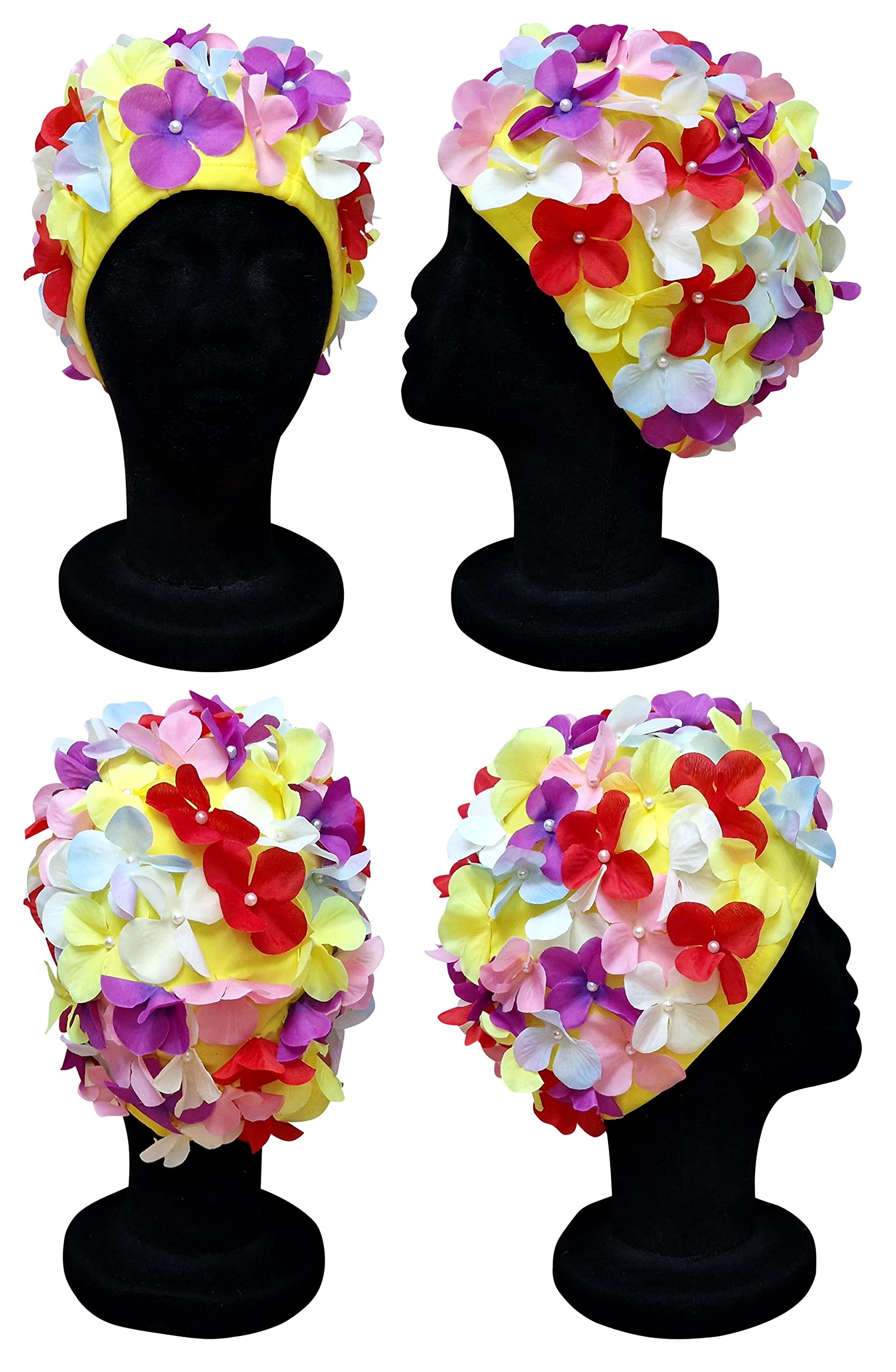 BLUE REEF ISLA Donna 3D Fiore Petalo 3 Colore Nuoto Cappello Rosa - Foto 6