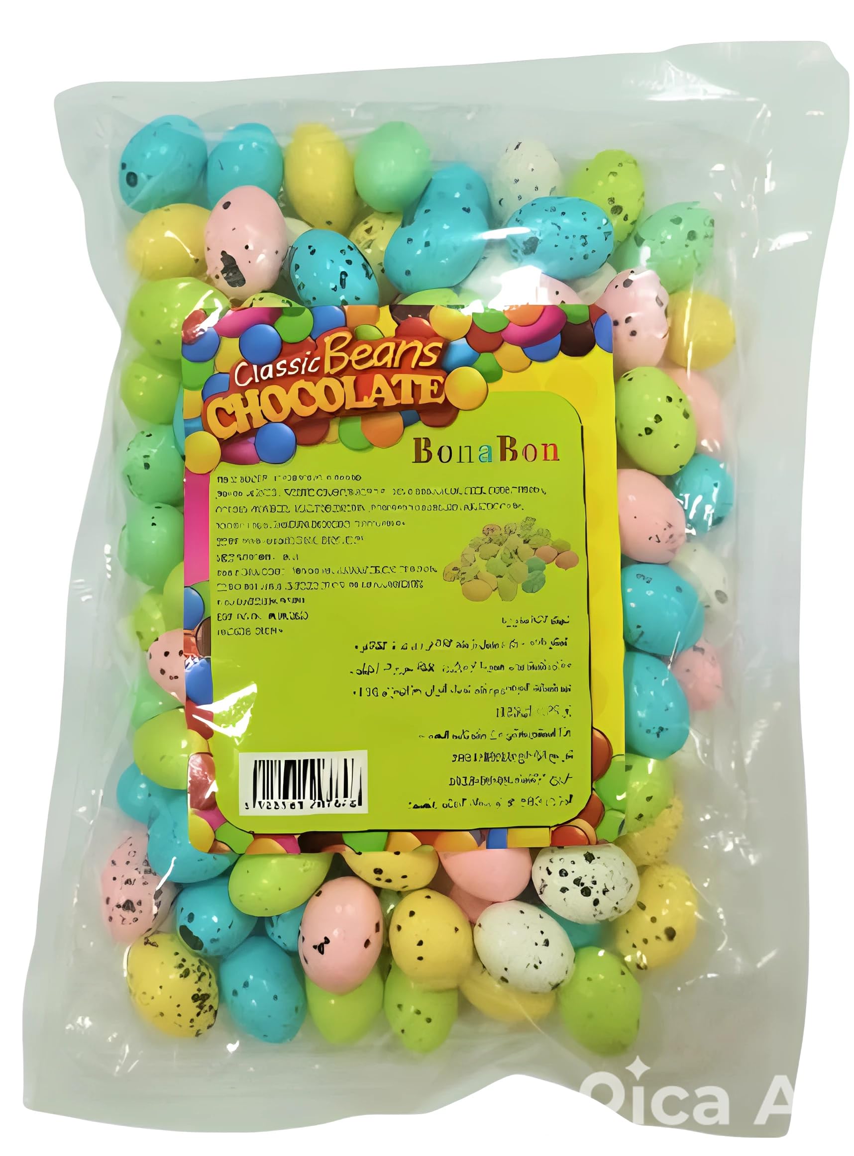 Bonabon Easter Eggs Chocolate Dotted Beans – 500g | Colorful Candy-Coated Chocolate Beans | Perfect for Easter, Parties, and Gifting