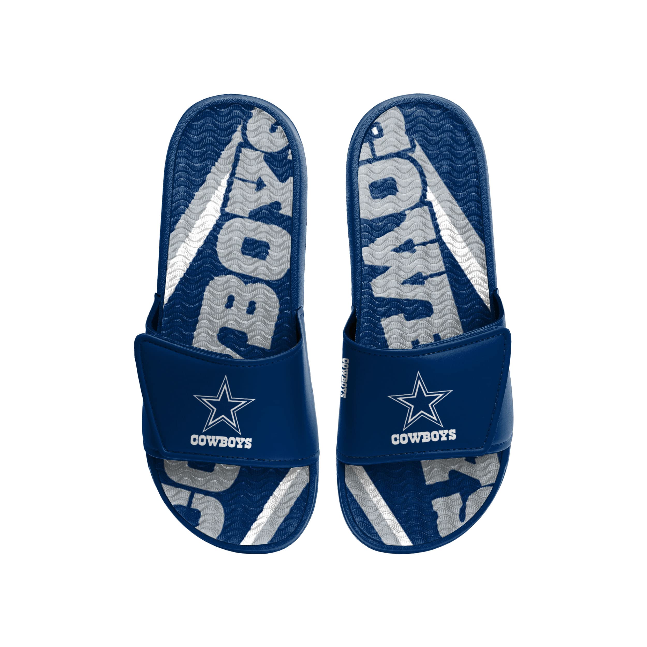 FOCO Ciabatte da bagno da uomo NFL Gel Sport Slides, molte squadre