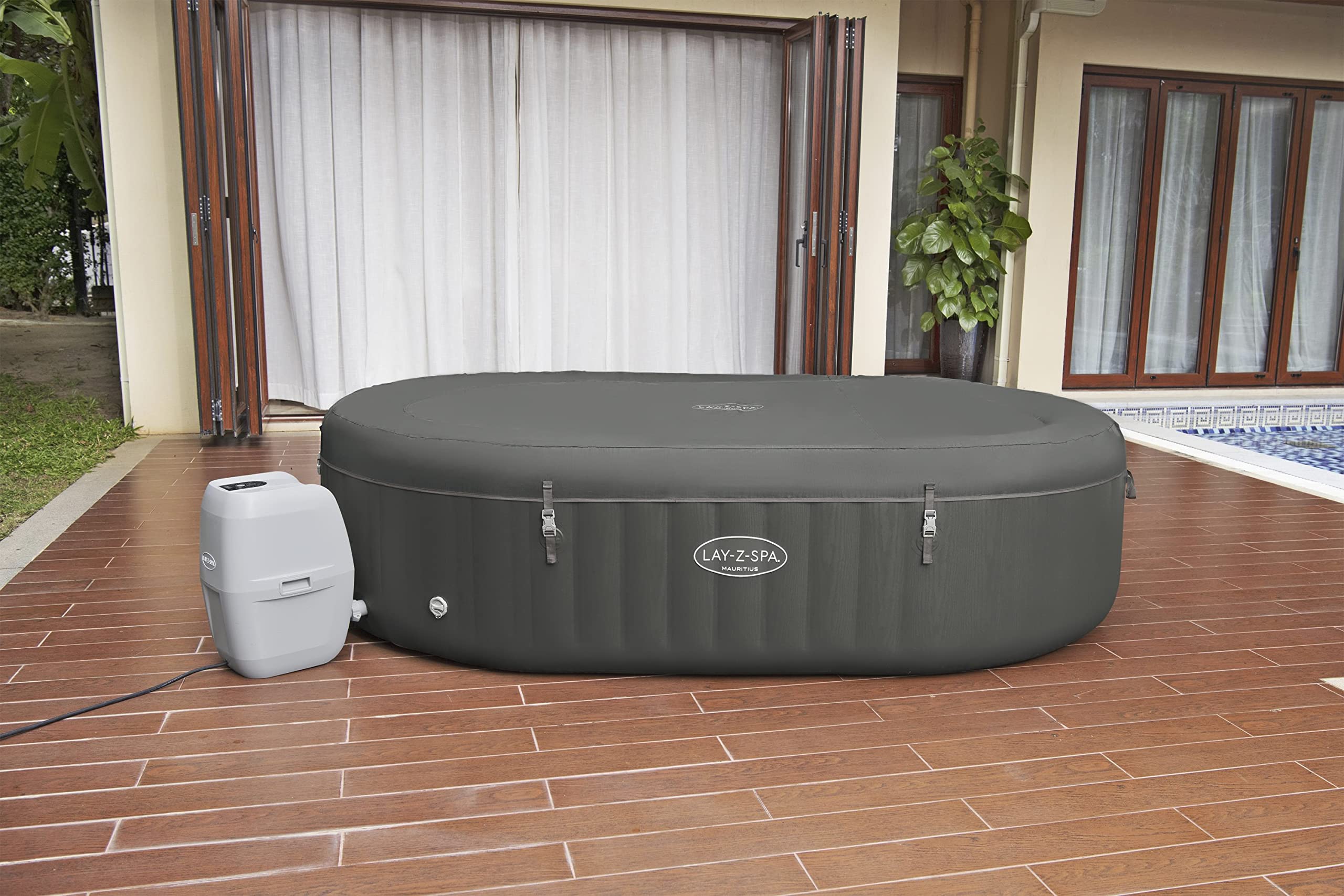 Bestway® Lay-Z-SPA® Whirlpool Mauritius AirJet™ 270 x 180 x 71 cm, oval