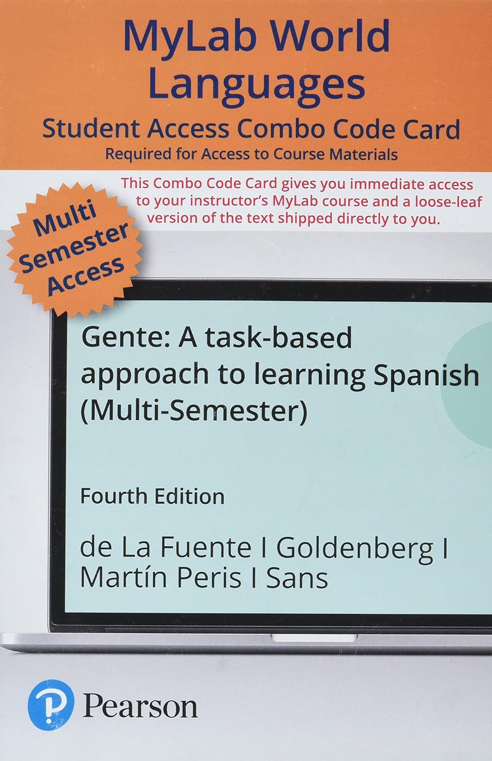 Gente A taskbased approach to learning Spanish MyLab