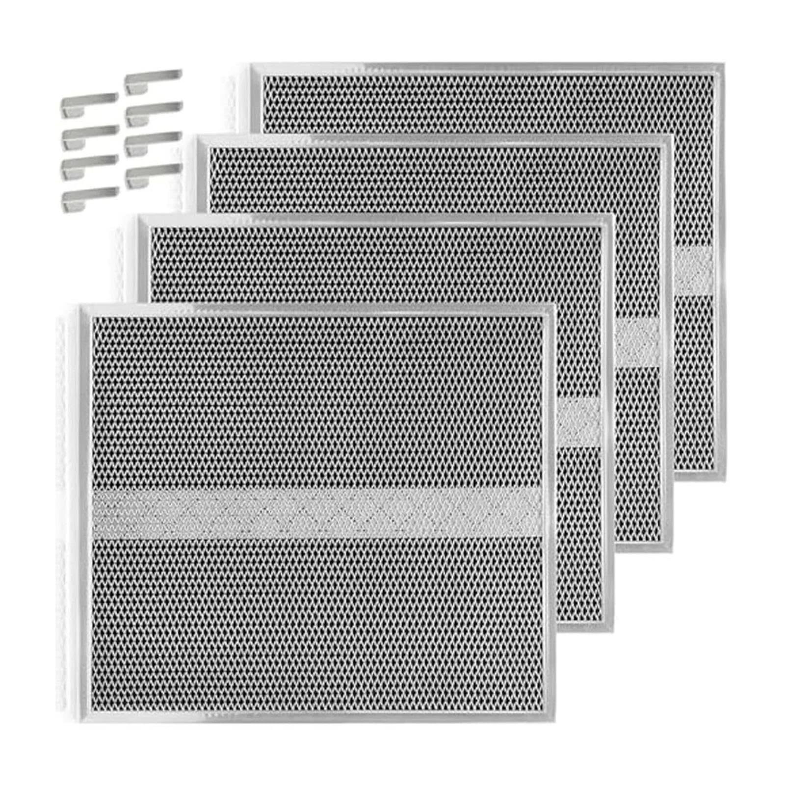 Filtro for Cappa Da Cucina Confezione Da 4 HPF36 Non Canalizzato S97020466 Tipo XC Con Clip