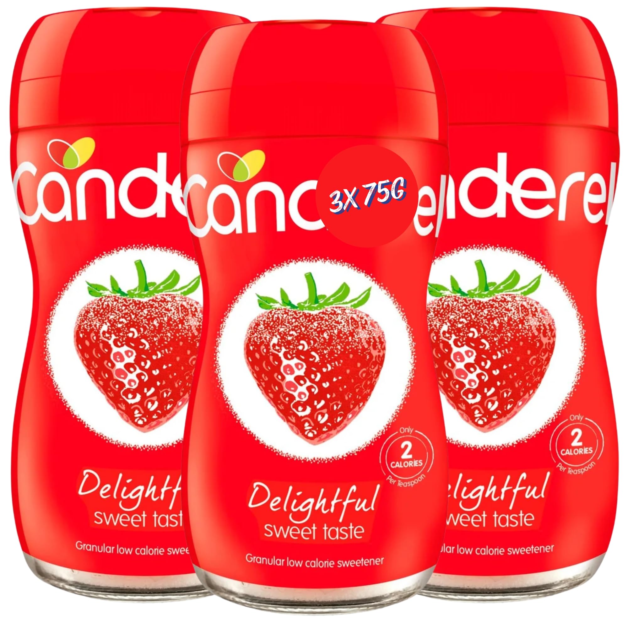– Granular Low Calorie Sweetener 75g (3 Pack Bundle)