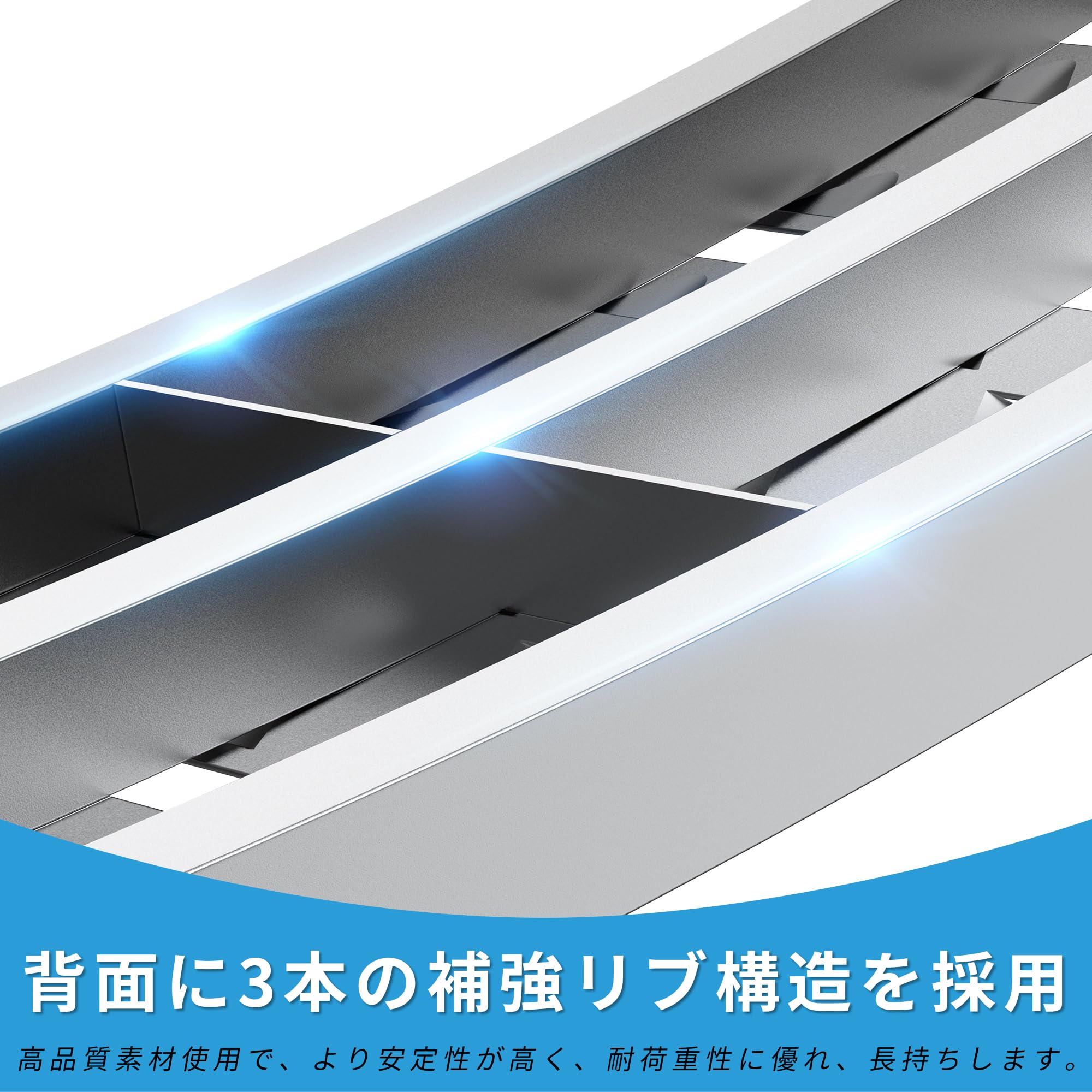 Amazon.co.jp: アルミブリッジ ラダーレール 耐荷重680kg 2本セット 