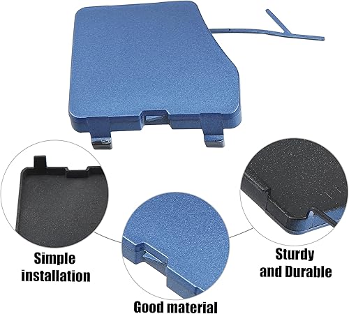 Miniatura 9 de ACROPIX Cubierta de gancho de remolque para parachoques delantero derecho para Subaru Forester 2014-2016 57731-SG000 - Paquete de 1 negro