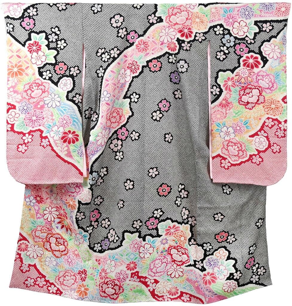 Y☆2780☆ 子供着物 七五三 女の子 7才 黄緑色 花柄 松田聖子 楽天市場