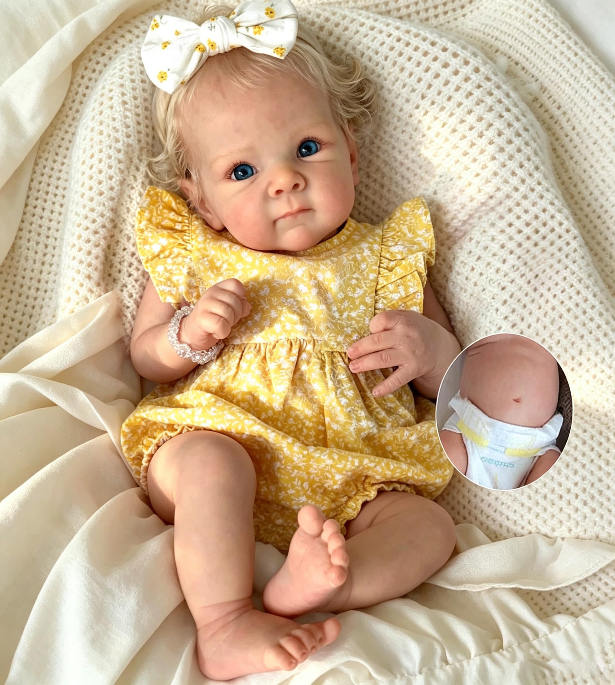 Zero pam Reborn Baby Dolls Girls-50CM Washable Reborn Dolls Full Body