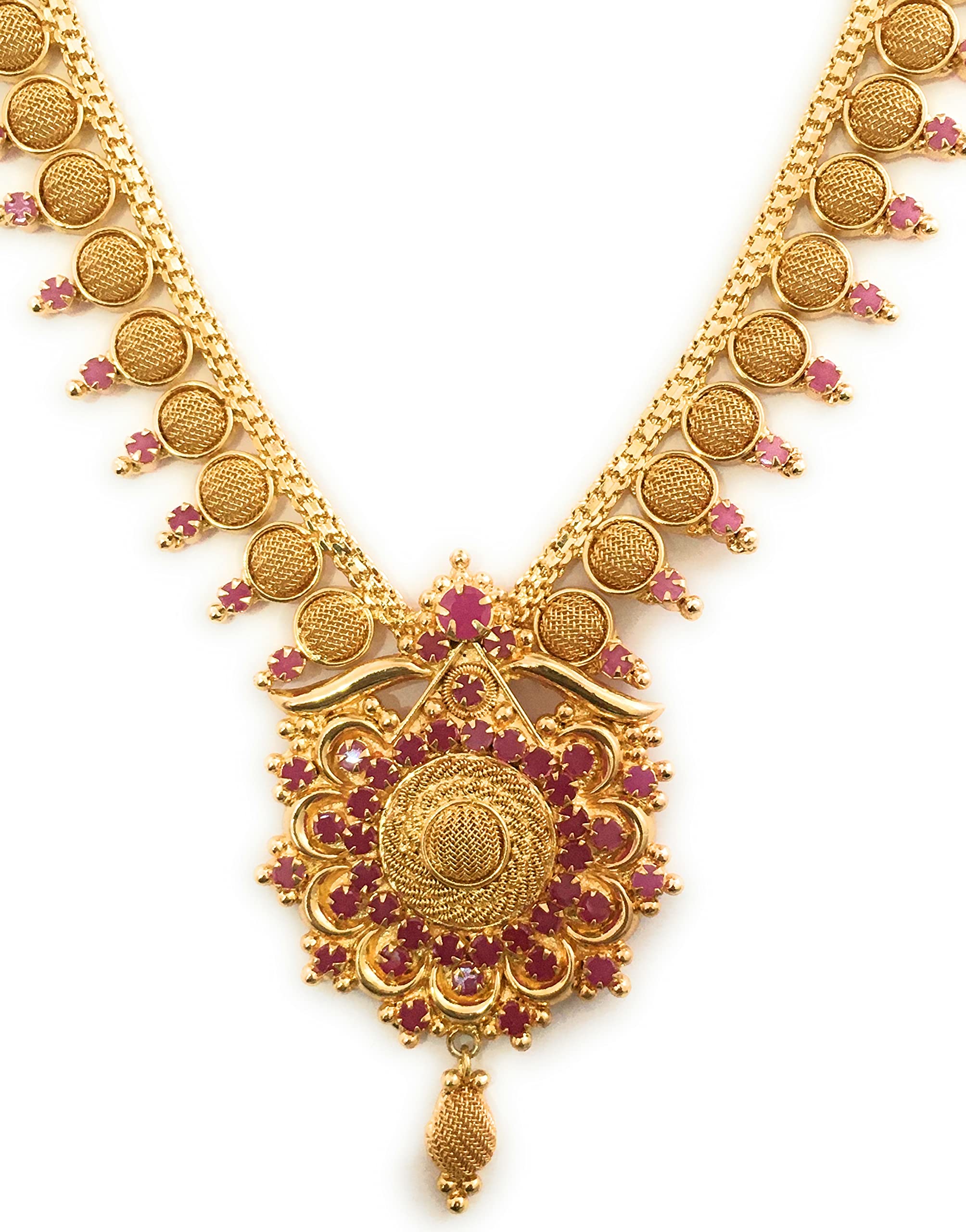 Sasitrends Yellow One Gram Micro Gold Plated Long Necklace for Women (B099QMC31M) Amazon Price History, Amazon Price Tracker