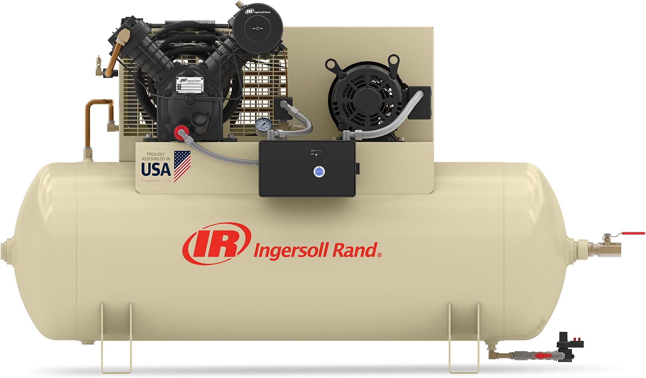2545E10-P 10hp 120 gal Two-Stage Compressor (230/3)