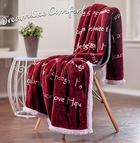 Miniatura 6 de Chanasya Manta de regalo de abrazos cálidos de condolencia de primera calidad, regalo curativo para sobrevivientes de quimioterapia contra el